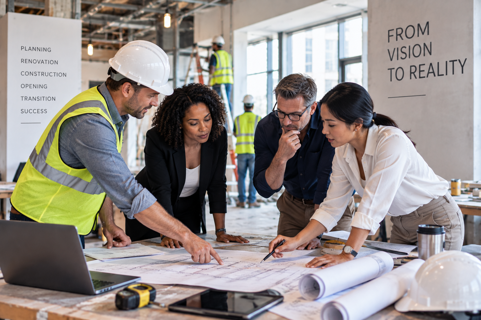Opening renovation and transition consulting